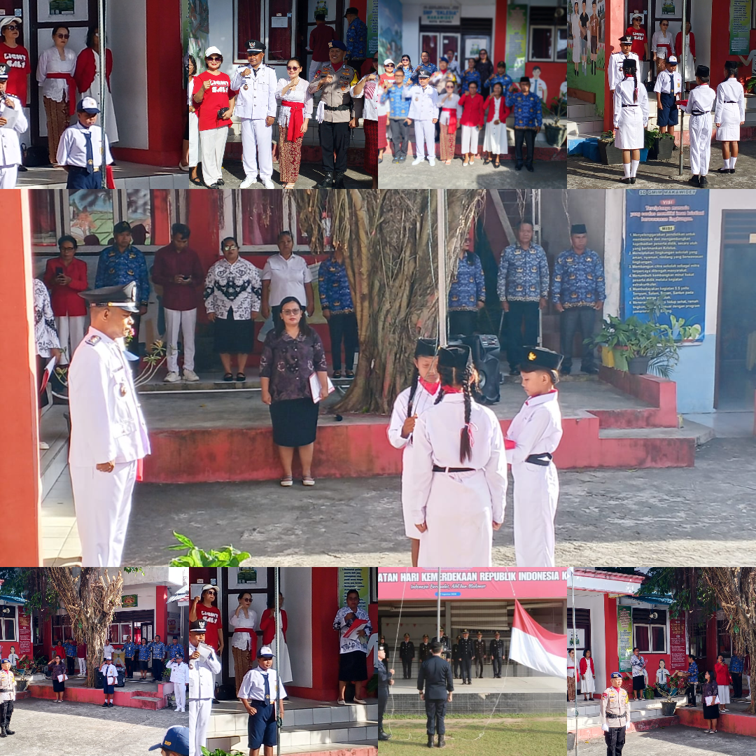 HUT Ke-81 Kemerdekaan RI di Makawidey, Pemerintah dan Masyarakat Bersatu Kenang Jasa Pahlawan